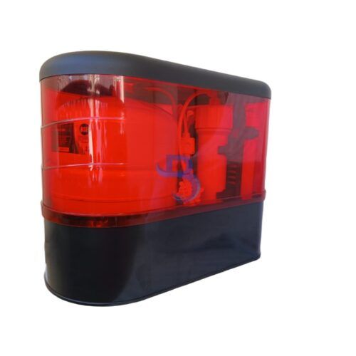 Filtre à eau à osmose inverse en 6 étapes ROUGE + Robinet Gratuit