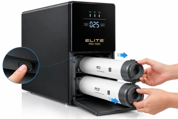 Filtre à eau ELITE PRO 1000 Osmoseur à début direct sans réservoir