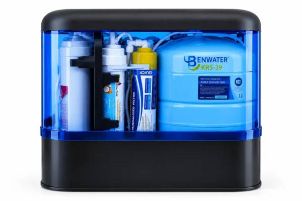 Filtre à eau à osmose inverse en 6 étapes BLEU + Robinet Gratuit
