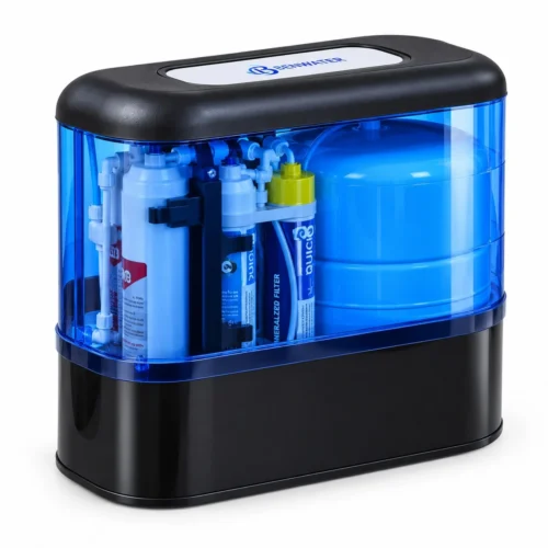 Filtre à eau à osmose inverse en 6 étapes BLEU + Robinet Gratuit